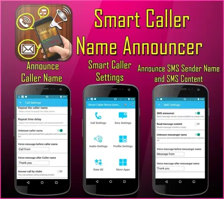 Smart Caller Name Announcer android App screenshot 1