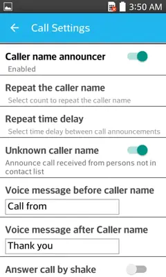 Smart Caller Name Announcer android App screenshot 6